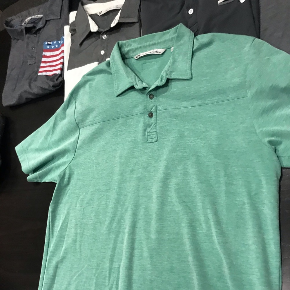 Green Travis Mathew polo XL shirt